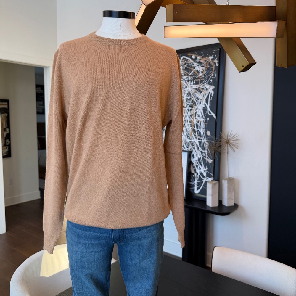 Men's J Crew 100% Cashmere Crew Neck Sweater